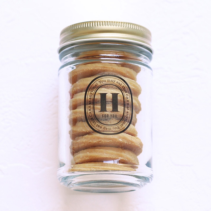 cotta 透明イニシャルシール 92522 H 10枚/束(ご注文単位1束)【直送品】