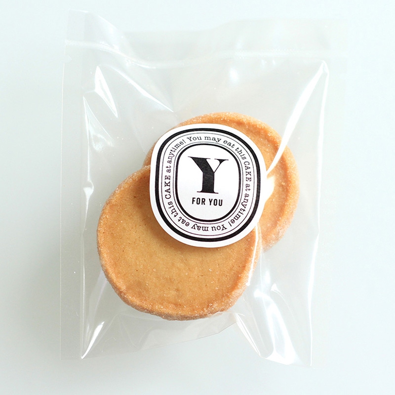 cotta イニシャルシール 92986 Y 10枚/束(ご注文単位1束)【直送品】