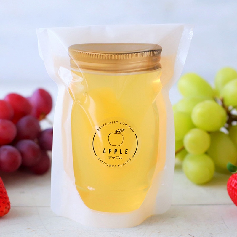 cotta 透明フレーバーシール 94022 アップル 100枚/束(ご注文単位1束)【直送品】