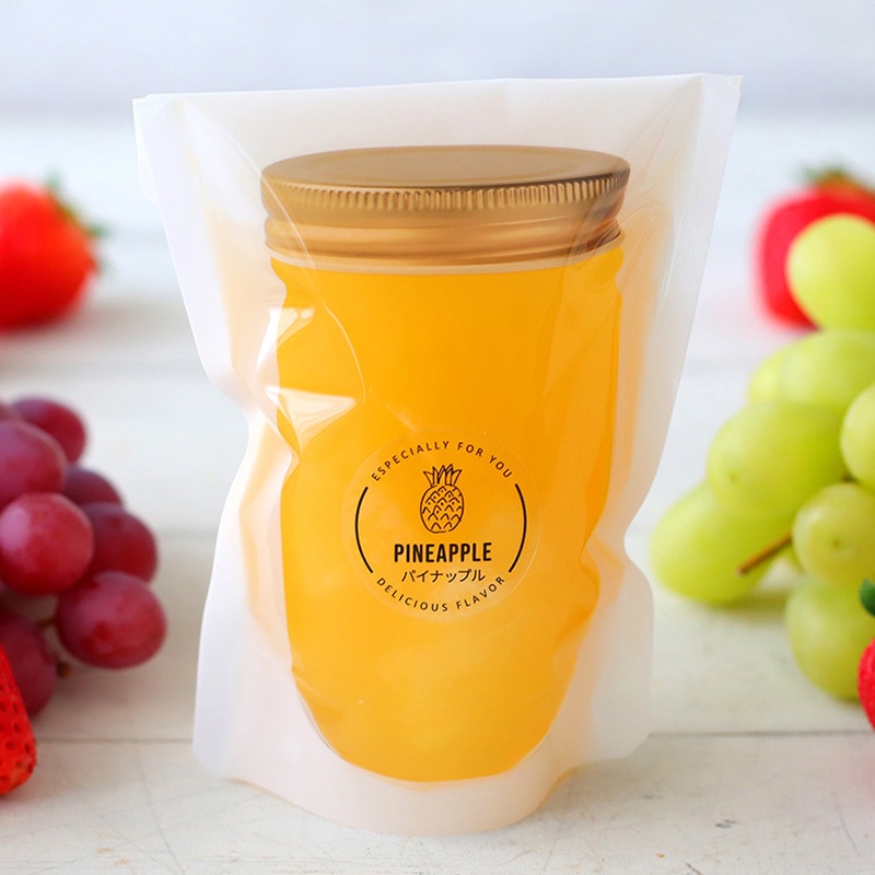 cotta 透明フレーバーシール 94025 パイナップル 100枚/束(ご注文単位1束)【直送品】