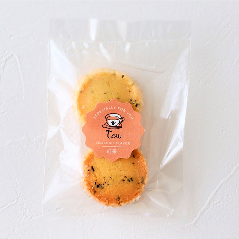 cotta 波型フレーバーシール 94029 紅茶 100枚/束(ご注文単位1束)【直送品】