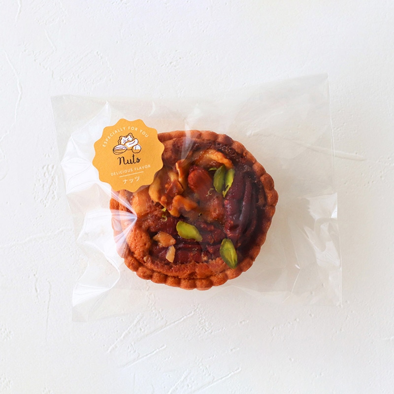 cotta 波型フレーバーシール 94036 ナッツ 100枚/束(ご注文単位1束)【直送品】