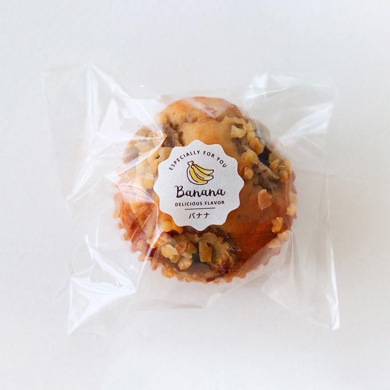 cotta 白地フレーバーシール波型 94041 バナナ 100枚/束(ご注文単位1束)【直送品】