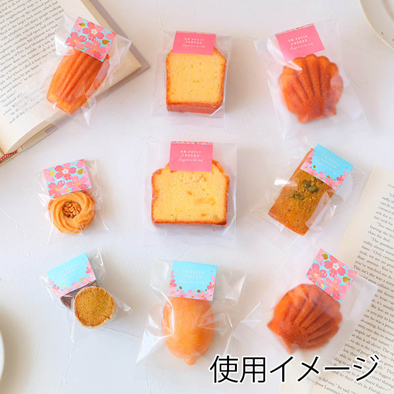 桜柄ヘッダーシール 3種アソート 9片 97907 10冊/束(ご注文単位1束)【直送品】