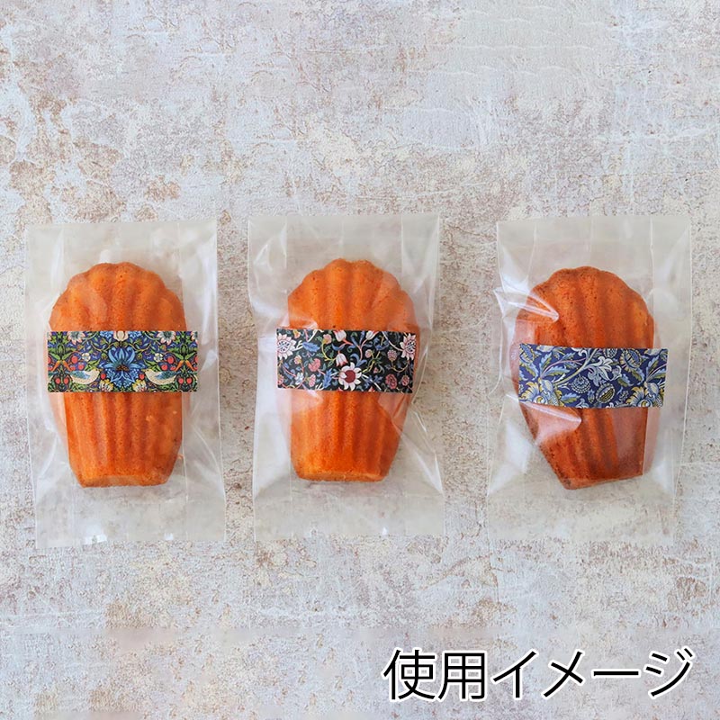 シール ウィリアム・モリス柄 いちご泥棒 3柄×4片 98069 10冊/束(ご注文単位1束)【直送品】