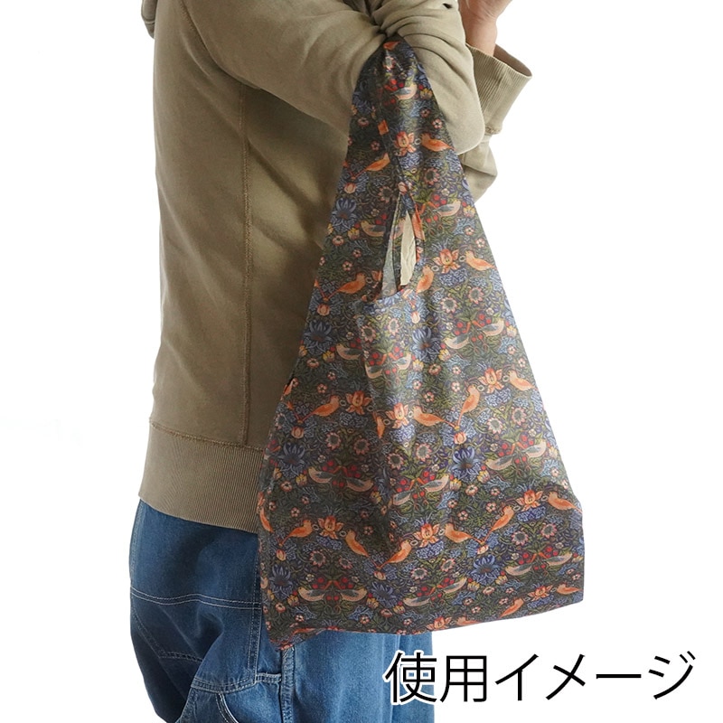 エコバッグ ウィリアム・モリス柄 いちご泥棒 98819 1個(ご注文単位1個)【直送品】