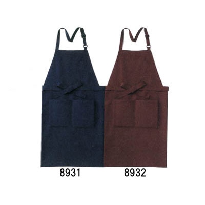 cotta エプロン  8932　チョコレート 1枚（ご注文単位1枚）【直送品】