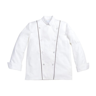 cotta コックコート　6-905 L 58889　白／黒 1枚（ご注文単位1枚）【直送品】