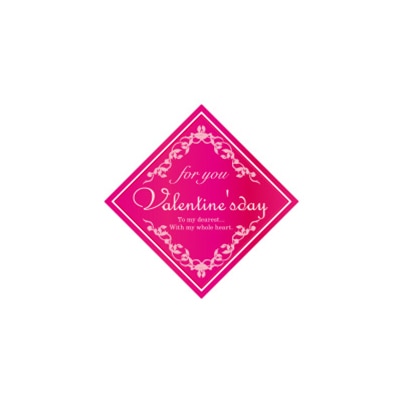 cotta スクエアピック バレンタインデー 71695 100枚/束（ご注文単位1束）【直送品】