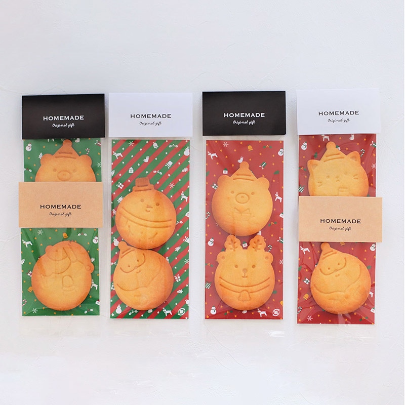 cotta クリスマスクッキー台紙 グリーン 92727 100枚/袋(ご注文単位1袋)【直送品】