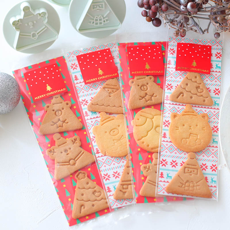 cotta クリスマスクッキー台紙 スターツリー 94553 100枚/袋(ご注文単位1袋)【直送品】