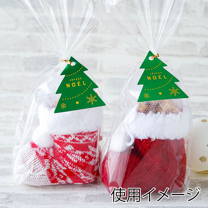 ツリー形タグ付きタイ 10枚入 98392 1袋(ご注文単位1袋)【直送品】