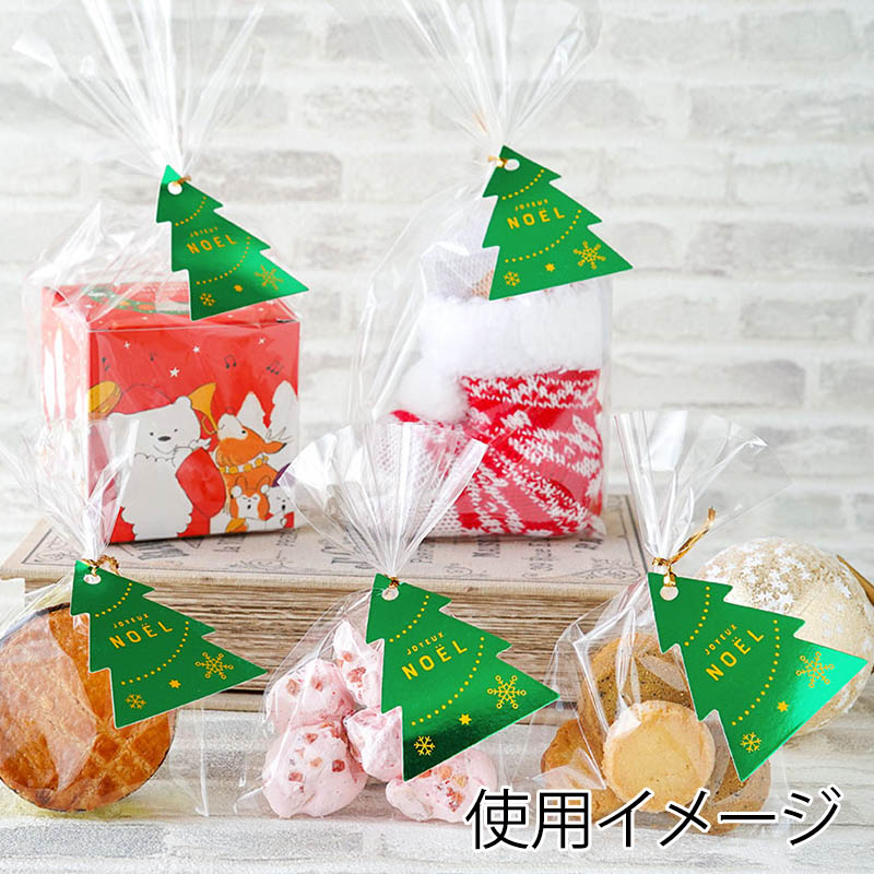 ツリー形タグ付きタイ 10枚入 98392 1袋(ご注文単位1袋)【直送品】