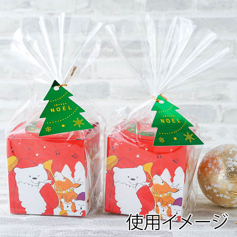 ツリー形タグ付きタイ 10枚入 98392 1袋(ご注文単位1袋)【直送品】