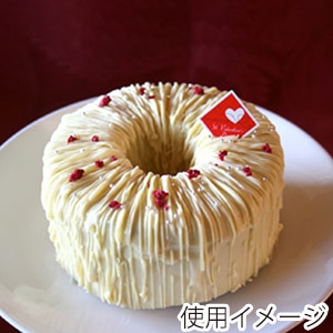 ケーキピック　バレンタインピック ハートレッド 71937 100枚/束（ご注文単位1束）【直送品】