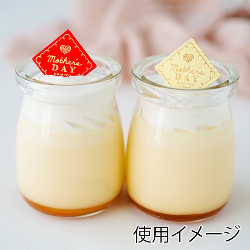 ケーキピック　母の日　ダイヤ　2柄×5片  98006 10冊/束（ご注文単位1束）【直送品】