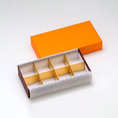 cotta フェザーケース オレンジ 1248 8仕切 71460 オレンジ 10個/セット(ご注文単位1セット)【直送品】