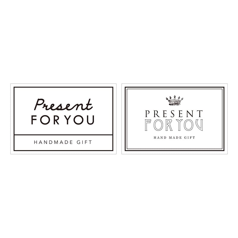 cotta シール 2色×3片 92017 シンプルギフト 10組/束(ご注文単位1束)【直送品】