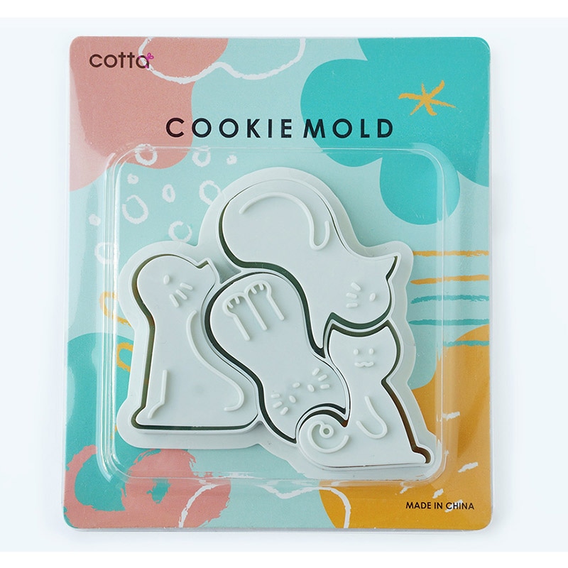 クッキー型　猫セット  94151 1セット（ご注文単位1セット）【直送品】
