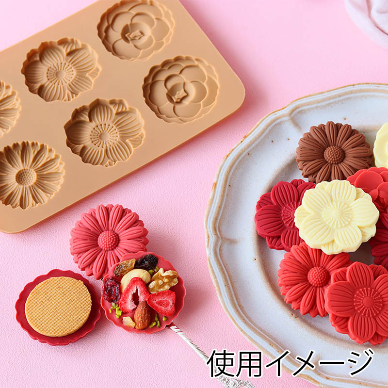 チョコモールド　フラワー  98868 1個（ご注文単位1個）【直送品】