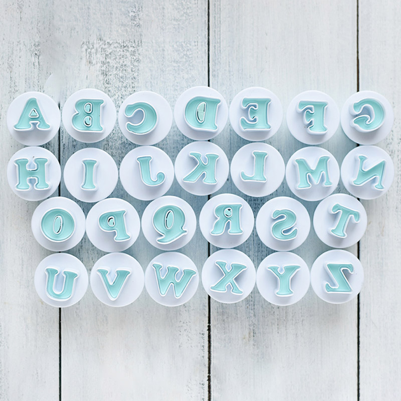 スタンプ式クッキー型　アルファベットセット 小 96099 1セット（ご注文単位1セット）【直送品】