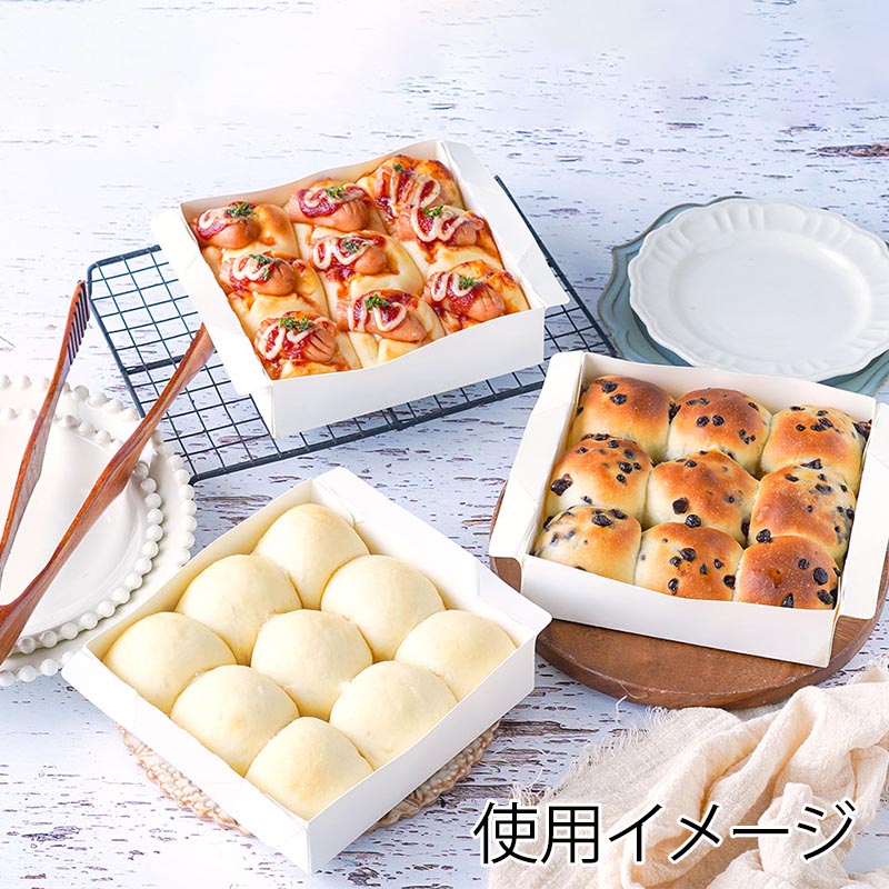 折り畳みスクエア紙型 15cm 97242 10枚/束(ご注文単位1束)【直送品】