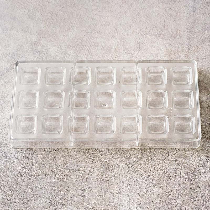 PS製チョコレートモールド 正方形 97557 1個(ご注文単位1個)【直送品】