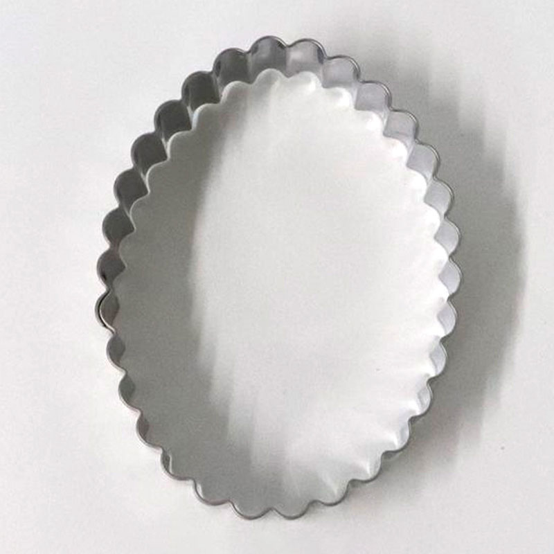 ステンレスクッキー型　波型オーバル  98560 1個（ご注文単位1個）【直送品】