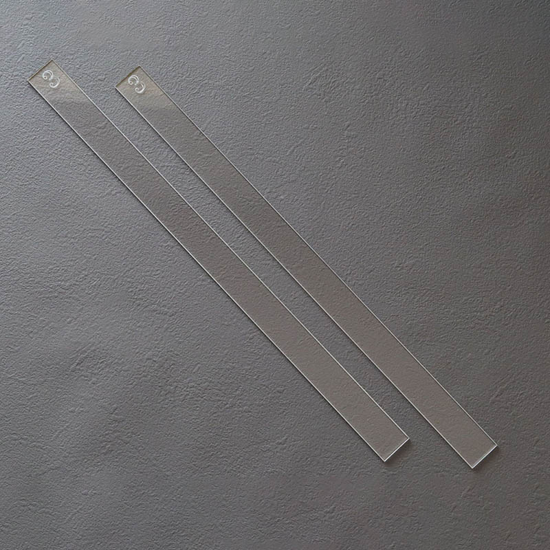 面取アクリルルーラー 3mm 2本セット 98636 1袋(ご注文単位1袋)【直送品】