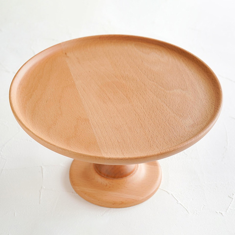 木製ケーキスタンド ラウンド 24cm 97735 1個(ご注文単位1個)【直送品】