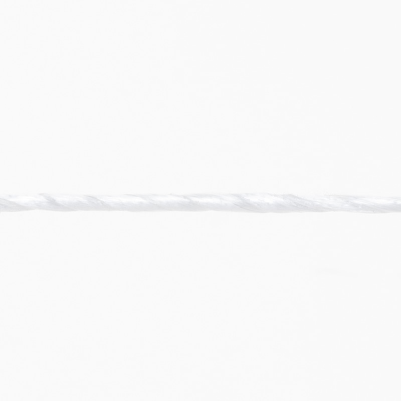 紺屋商事 PP荷造りロープ 3mm×80m 白 00720030 1個(ご注文単位1個)【直送品】