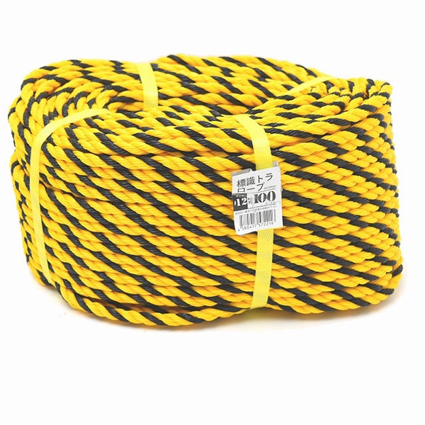 紺屋商事 標識トラロープ #12 100m 00720042 1個（ご注文単位1個）【直送品】