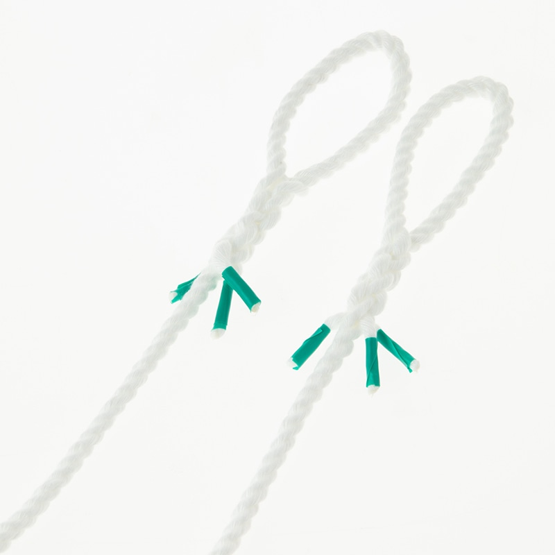 紺屋商事 トラックロープ PS 両端リング 6mm×15m 白 01044009 1個(ご注文単位1個)【直送品】
