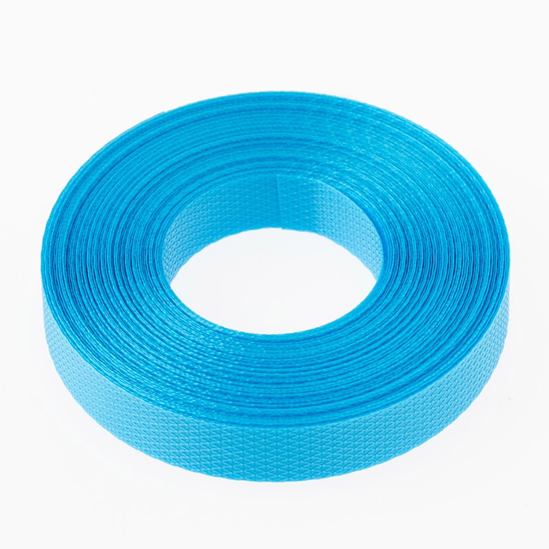 紺屋商事 PPバンド 手締め用 15mm幅 10m 青 00321101 1巻（ご注文単位1巻）【直送品】