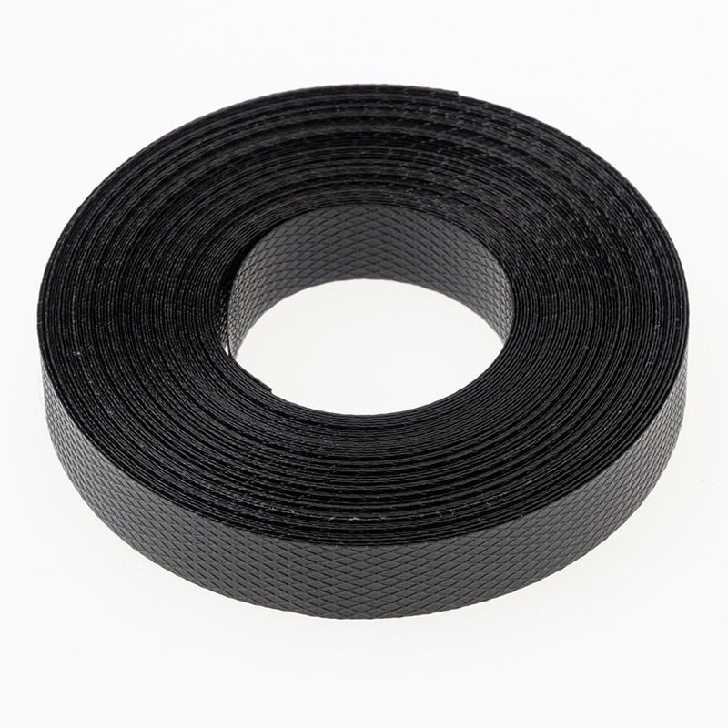 紺屋商事 PPバンド 手締め用 15mm幅 10m 黒 00321106 1巻（ご注文単位1巻）【直送品】