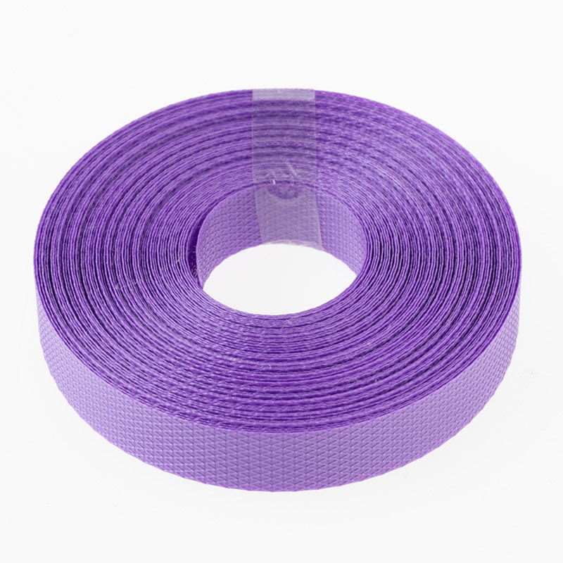 紺屋商事 PPバンド 手締め用 15mm幅 10m 紫 00321107 1巻（ご注文単位1巻）【直送品】
