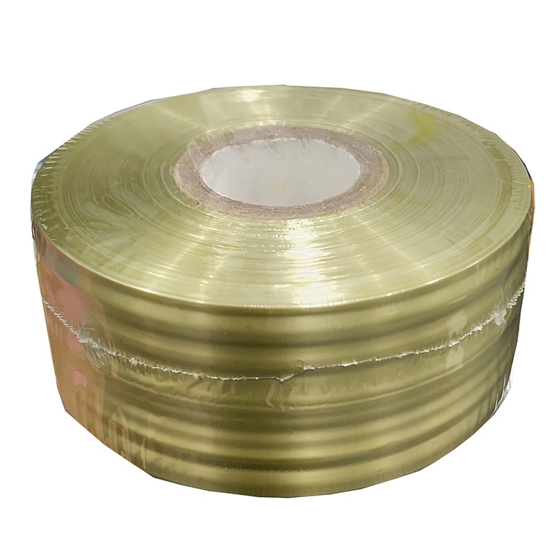 紺屋商事 PEテープ レコード巻 50mm×500m ゴールド 00720100 1個（ご注文単位1個）【直送品】