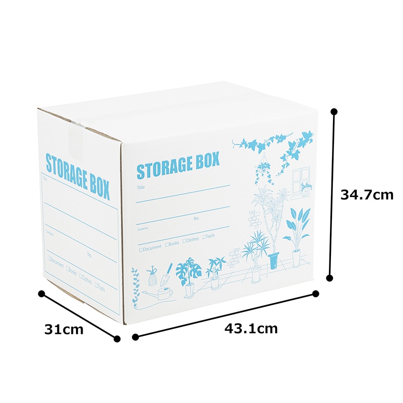 紺屋商事 ダンボール 保存収納箱 A4×2A3 10枚 01150016 1束（ご注文単位1束）【直送品】