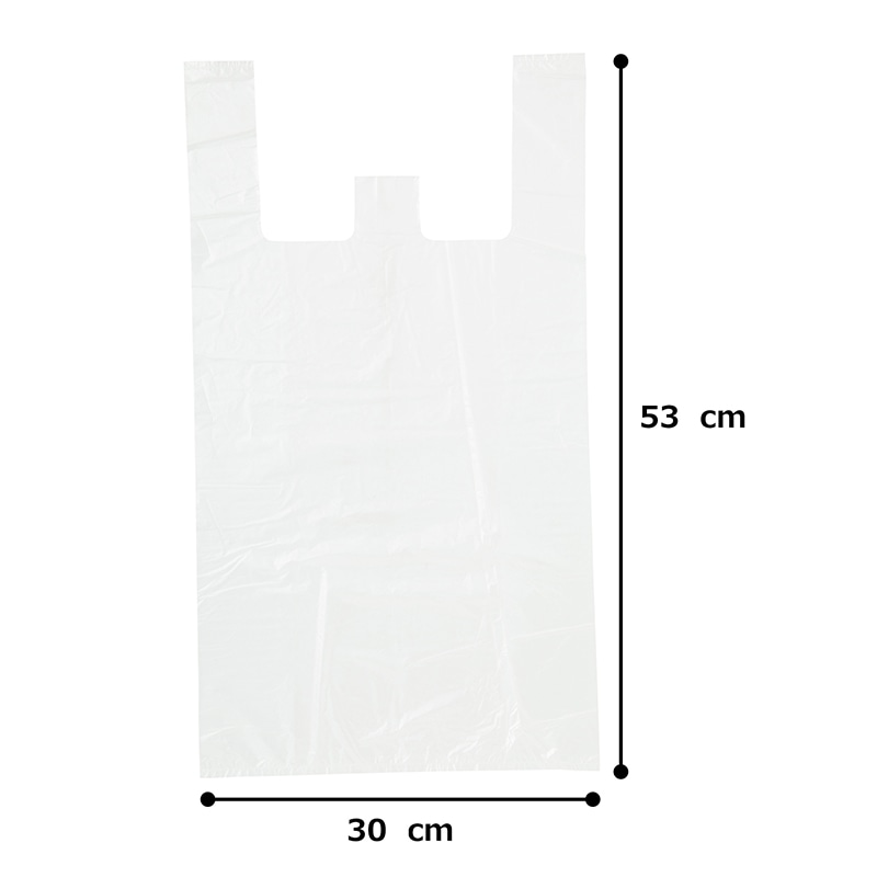 紺屋商事 レジ袋 半透明 東45号西45号 LL 100枚入 00722445 1束（ご注文単位10束）【直送品】