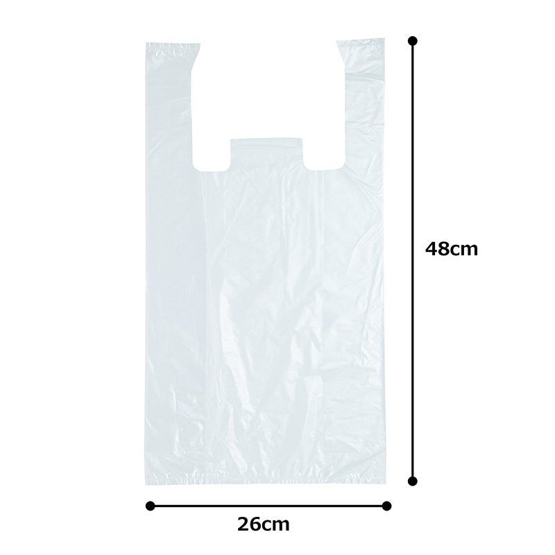 紺屋商事 レジ袋 半透明 東30号西40号 L 100枚入 00722430 1束（ご注文単位20束）【直送品】