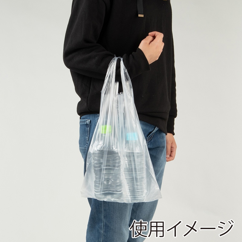 紺屋商事 レジ袋 半透明 東30号西40号 L 100枚入 00722430 1束（ご注文単位20束）【直送品】