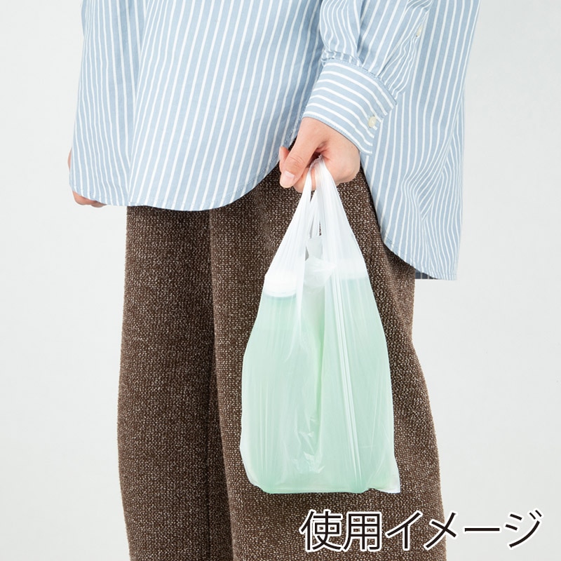 紺屋商事 レジ袋 乳白 東8号西25号 SS 100枚入 00722108 1束（ご注文単位20束）【直送品】