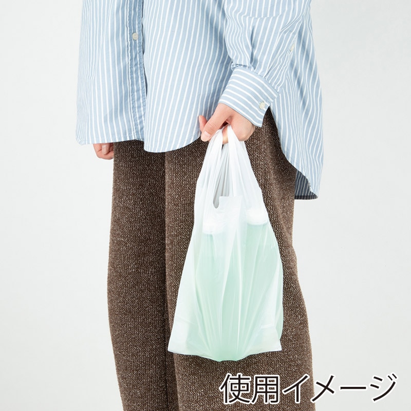 紺屋商事 レジ袋 乳白 東12号西30号 S 100枚入 00722112 1束(ご注文単位20束)【直送品】