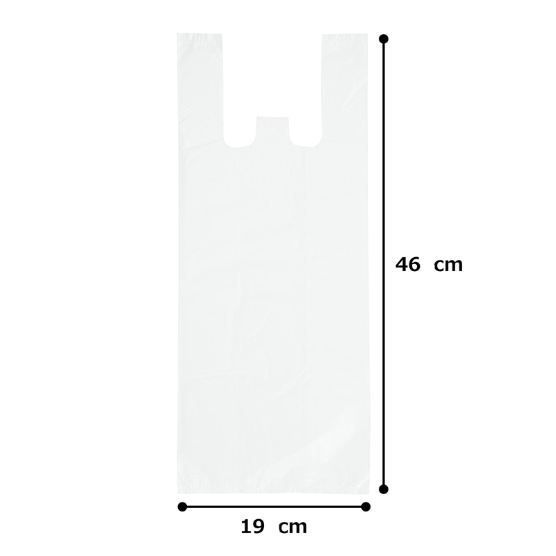 紺屋商事 レジ袋 乳白 東16号 100枚入 00722116 1束（ご注文単位20束）【直送品】