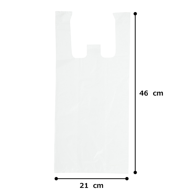 紺屋商事 レジ袋 乳白 東20号西35号 M 100枚入 00722120 1束（ご注文単位20束）【直送品】