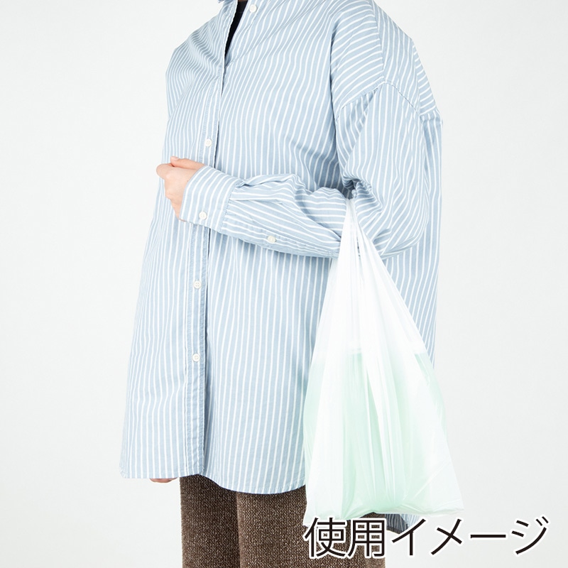 紺屋商事 レジ袋 乳白 東20号西35号 M 100枚入 00722120 1束(ご注文単位20束)【直送品】