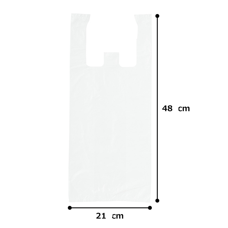 紺屋商事 レジ袋 乳白 東25号 100枚入 00722125 1束（ご注文単位20束）【直送品】