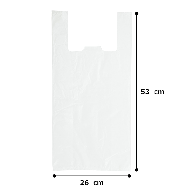 紺屋商事 レジ袋 乳白 東35号 100枚入 00722135 1束（ご注文単位10束）【直送品】