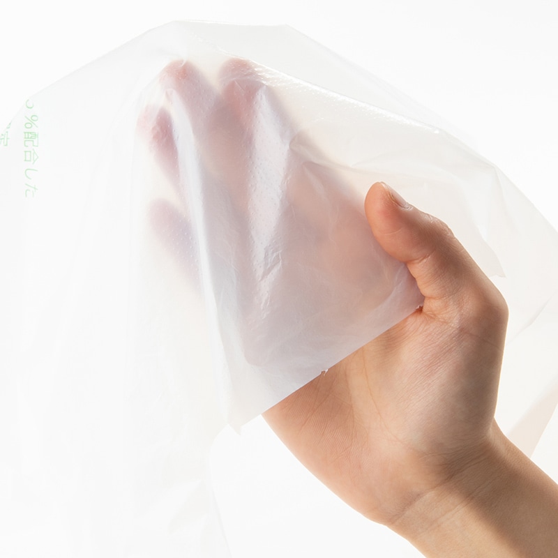 紺屋商事 バイオマスレジ袋 乳白 S 100枚入 01042012 1束（ご注文単位25束）【直送品】