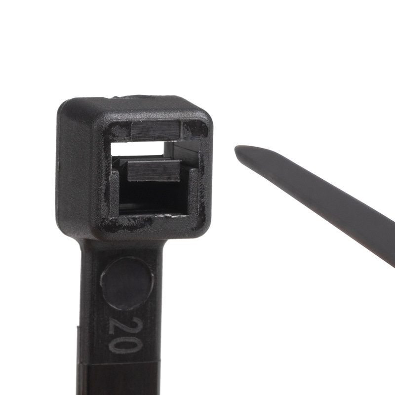 紺屋商事 結束バンド ケーブルタイ 屋外用 100mm 黒 100本入 01281110 1パック(ご注文単位1パック)【直送品】